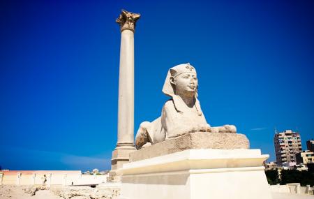 Pompey's Pillar And Temple Of Serapeum Image