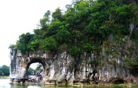 Elephant Trunk Hill And Xiangbishan Park Image