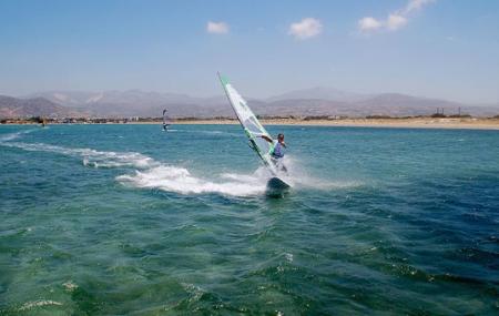 Windsurfing In Agios Georgios Image